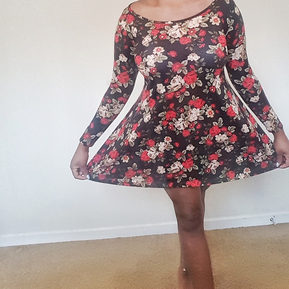 Floral mini dress